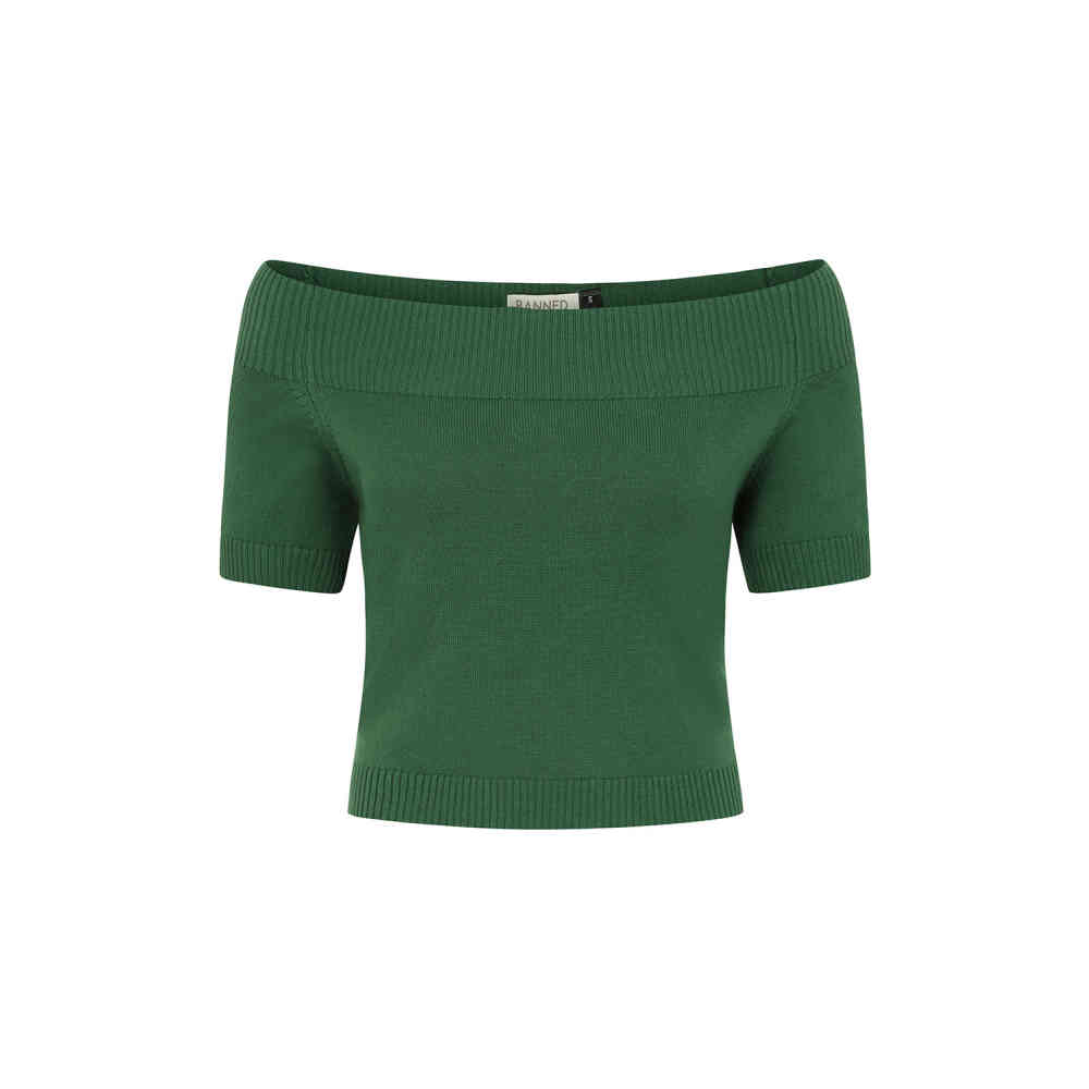 Banned - Lavinia Knitted Top - Vert